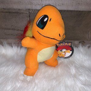 Pokemon Toy Factory Charmander Plush Stuffed Animal Orange 9" Fire Tail